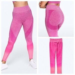 VS PINK workout leggings/tights, hot pink, fit M or L, squat proof*NEVER WORN*